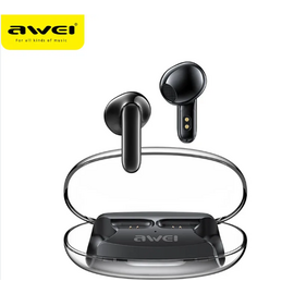 Awei T86 ENC Noise Canceling Earphones  Wireless Bluetooth Earbuds HiFi Stereo Headphones  with Digital Display Charging Case
