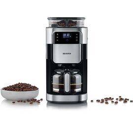 سيفيرين - ماكينة صنع القهوة المفلترة مع مطحنة من الفولاذ المقاوم للصدأ